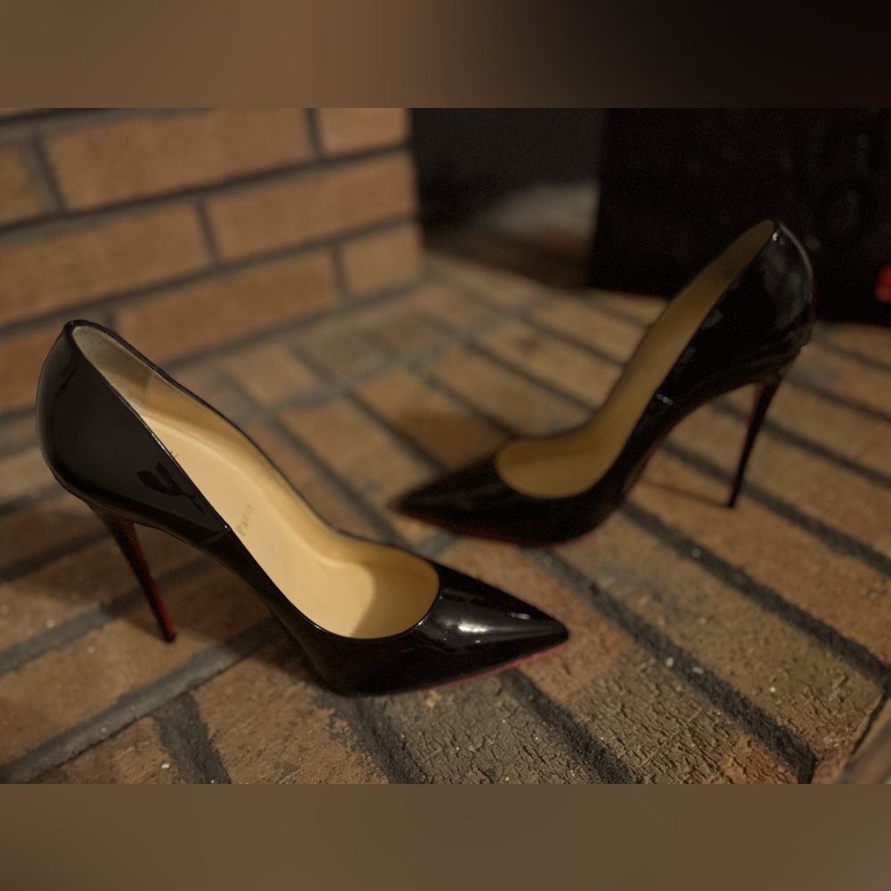 Christian Louboutin
So Kate Patent Pointed-Toe Red Sole Pump